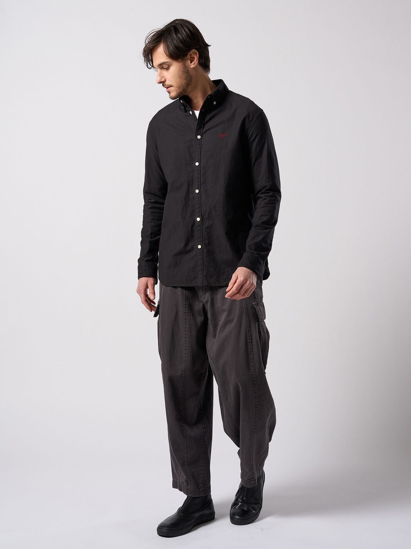 【予約品 4月19日(日) 18時締切】classic B.D shirt / クラシック ボタンダウンシャツ / ブラック