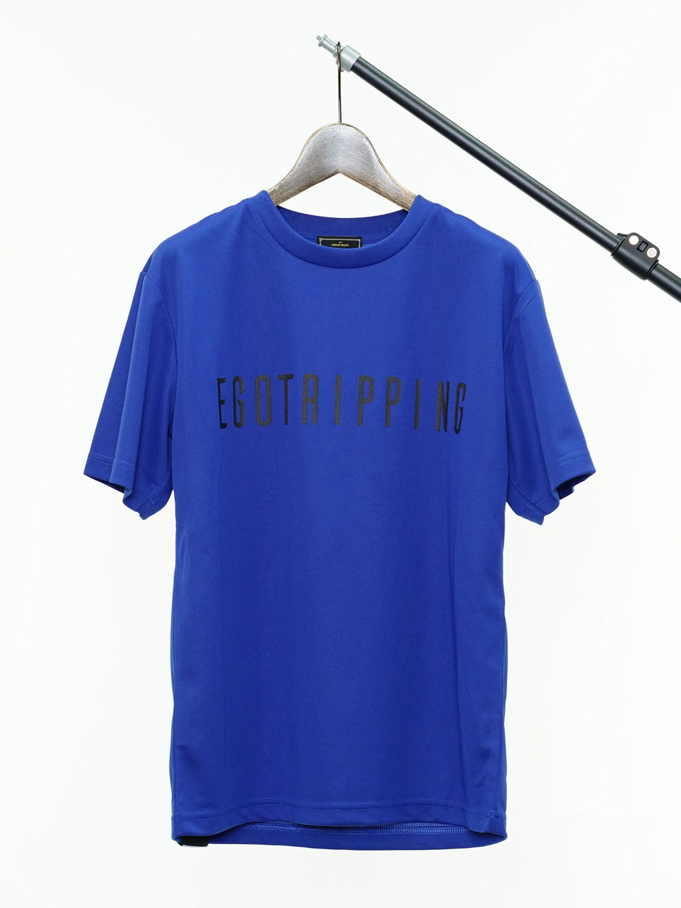 EGO TRIPPING TRAINING TEE / トレーニングウェア / ブルー×ブラック