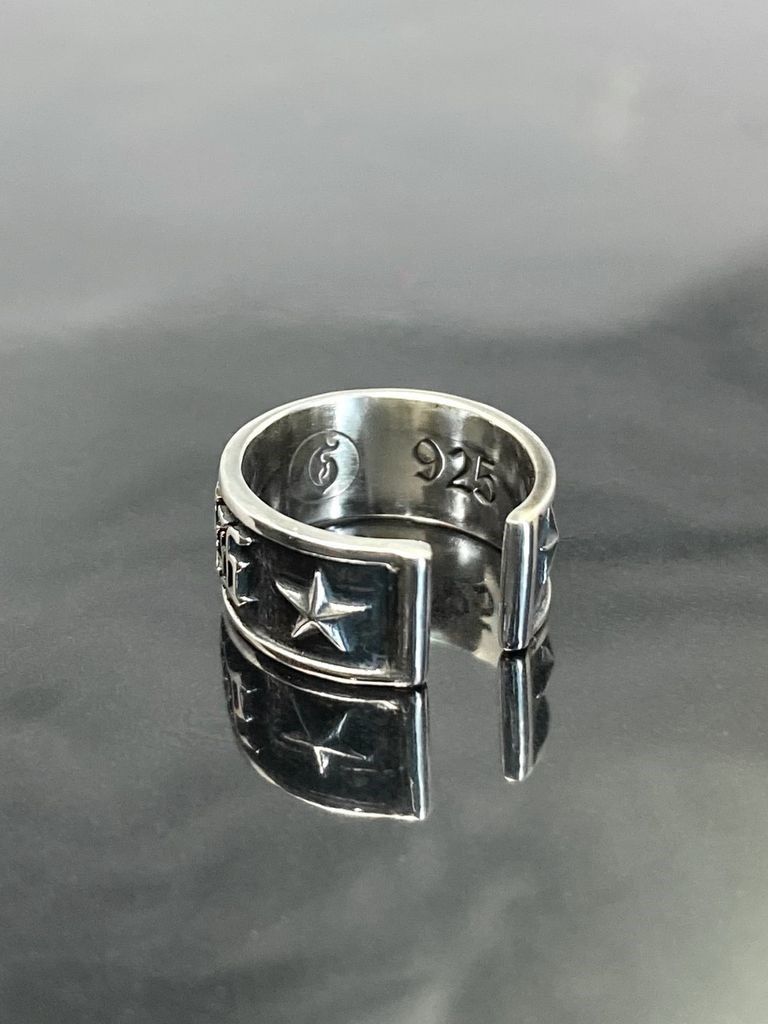 《受注生産》 LABEL EAR CUFF イヤーカフ / 注文から2～3週間後入荷予定