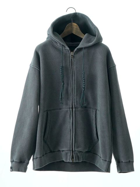 【予約品 】WAFLEX / ZIPパーカー / スミブラック