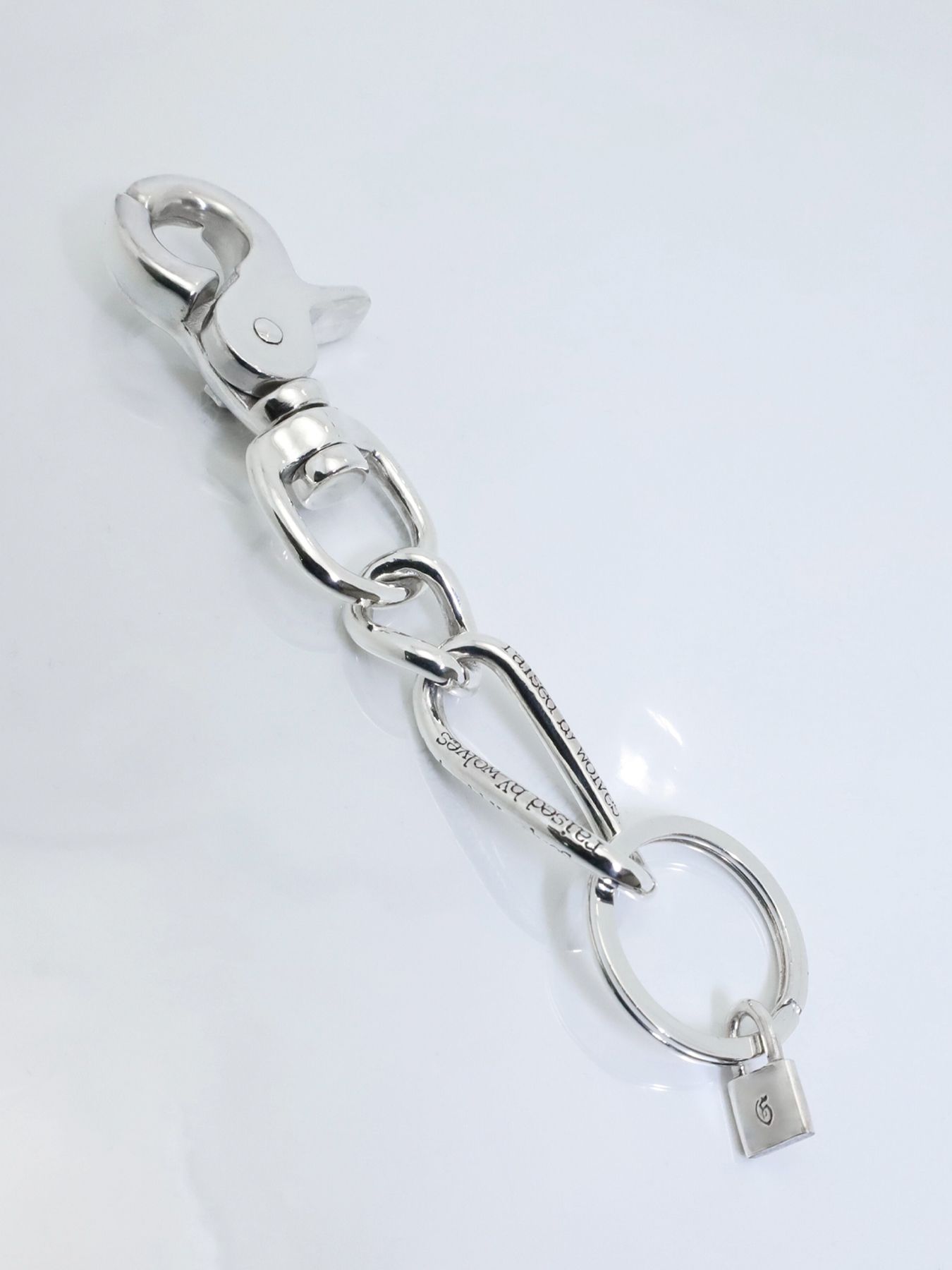 《受注生産》GODSIZE® FIGARO KEY CHAIN with PADLOCK / ゴッドサイズ® フィガロキーチェーン ウィズ パドロック / 注文から2～3週間後入荷予定