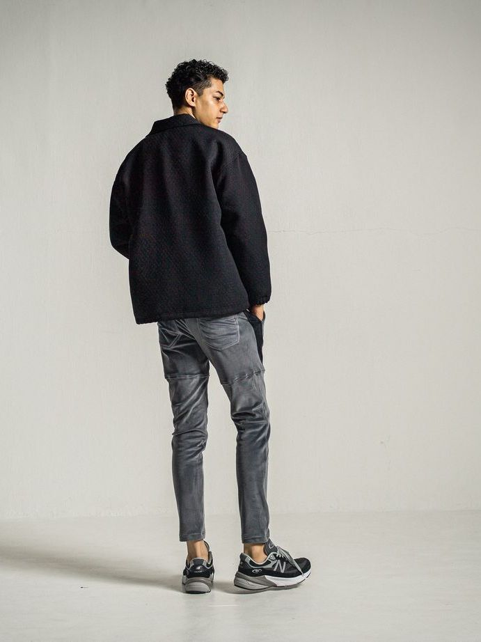 《予約9月1日18時締め》 velours TYLER PANTS  / 真冬仕様タイラーパンツ / チャコール