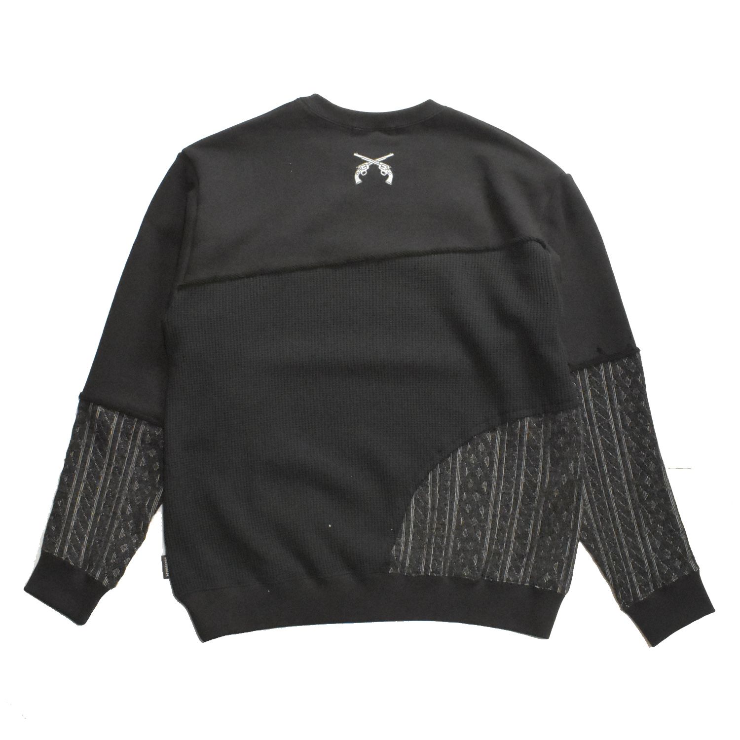 《予約品3月27日 23時55分締め》 AZUMA CREWNECK  / スウェット / ブラック  【roarguns 】8月中入荷予定