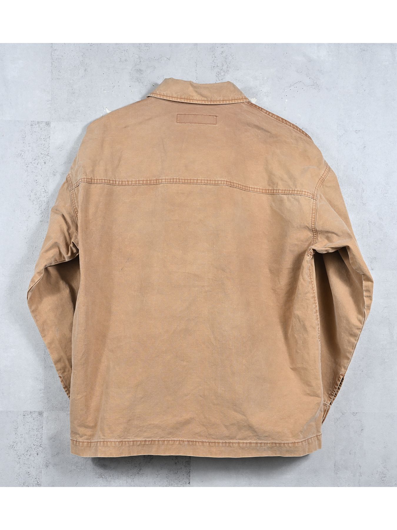 【予約品 11月16日(日) 締切】RC COVER ALL / ミリタリーキャンバス カーバーオールジャケット / ダークブラウン