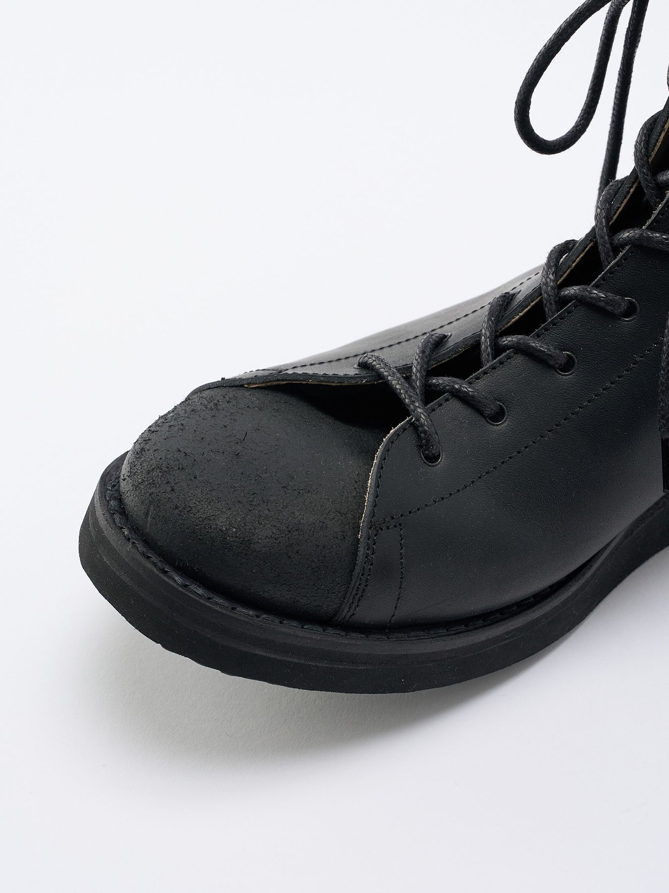 【予約品 4月19日(日) 18時締切】modern lineman boots / カウレザー モダン ラインマンブーツ / ブラック