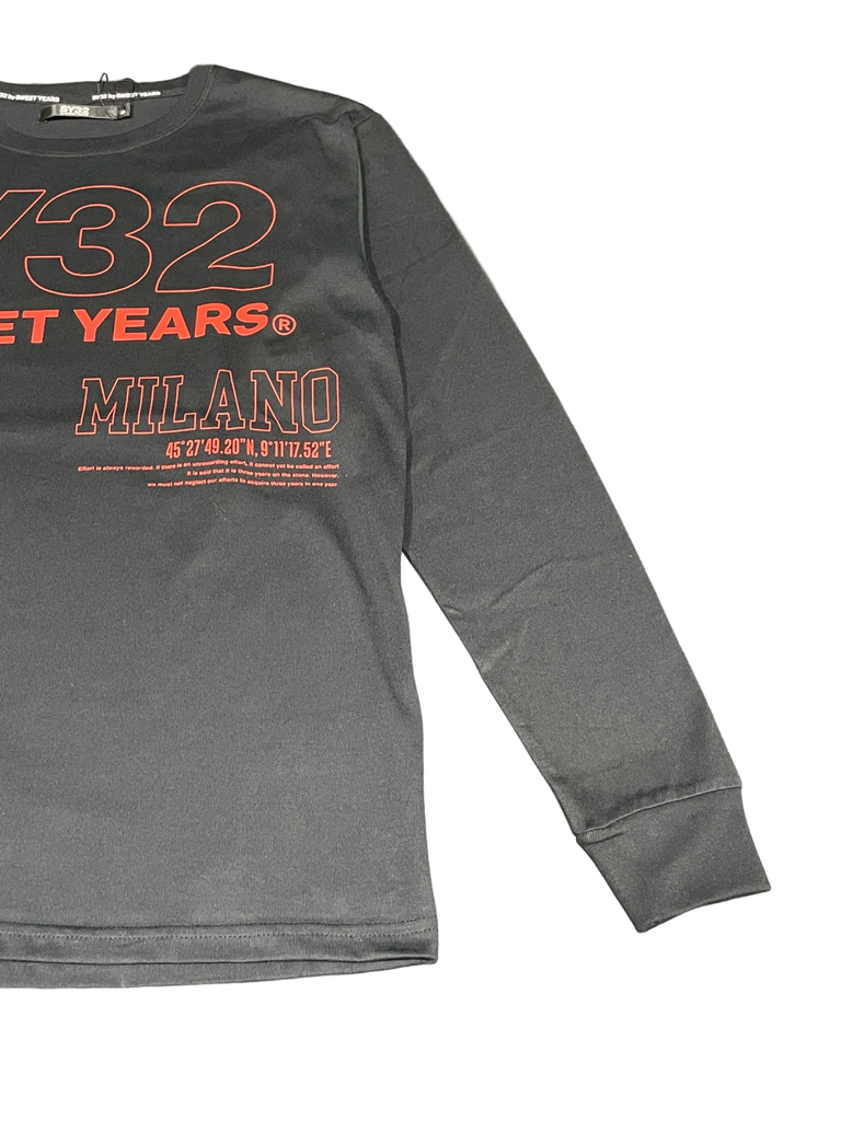 SY32 by SWEET YEARS - STICK OUT LOGO L/S TEE / ロゴTシャツ