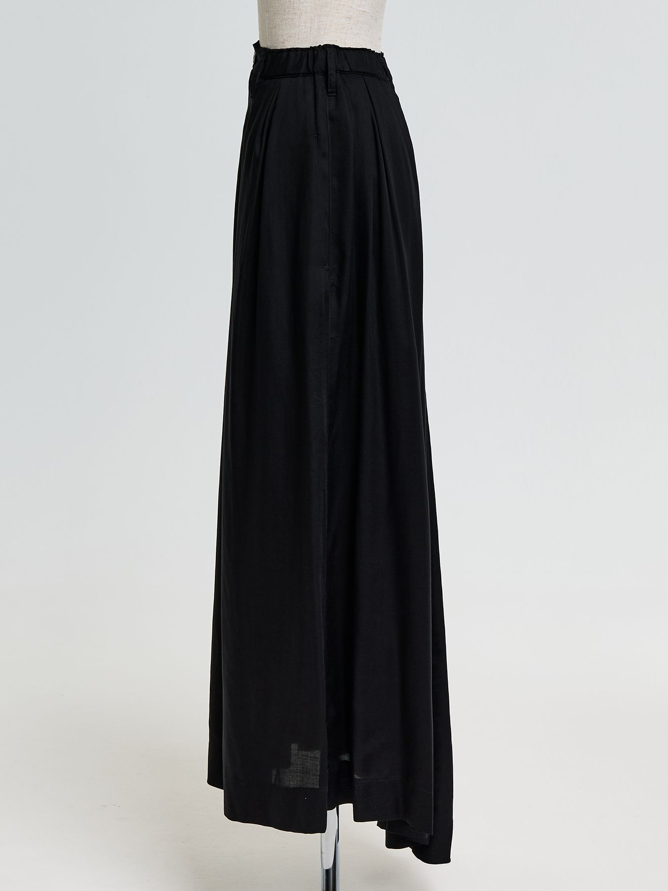 【予約品 10月26日(日) 締切】Drape Skirt / ドレープスカート / ブラック
