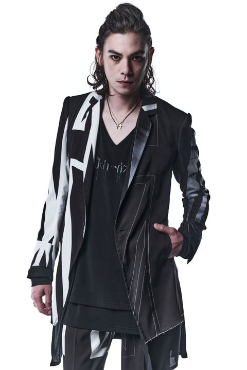 《予約品》 LayerdJacket テーラードジャケット UNION JACK / Black&White 【kiryuyrik】 9月入荷予定