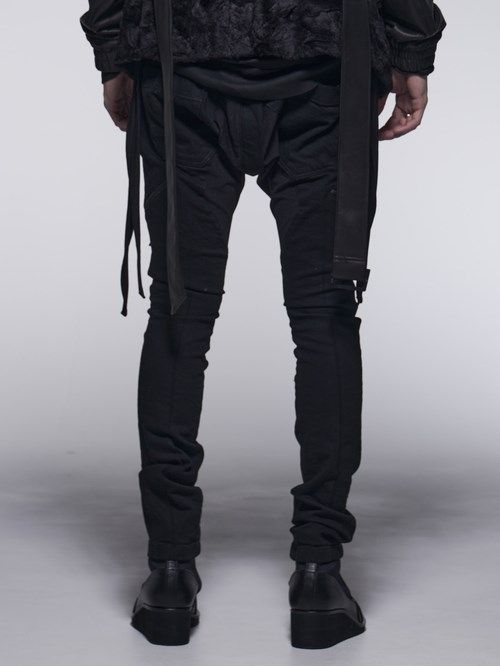 《予約品》 ZippSaruelPants / ジップサルエルパンツ / ブラック＆ブラック 【kiryuyrik】 11月以降入荷予定