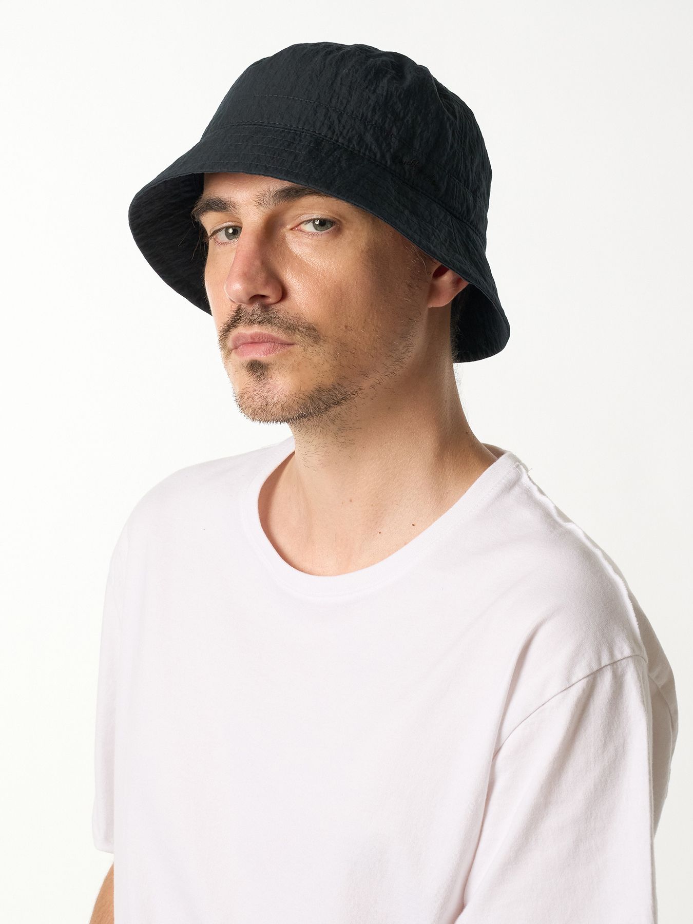 【予約品 9月23日(火) 締切】solid bucket hat / ソリッド バケットハット / ダークネイビー