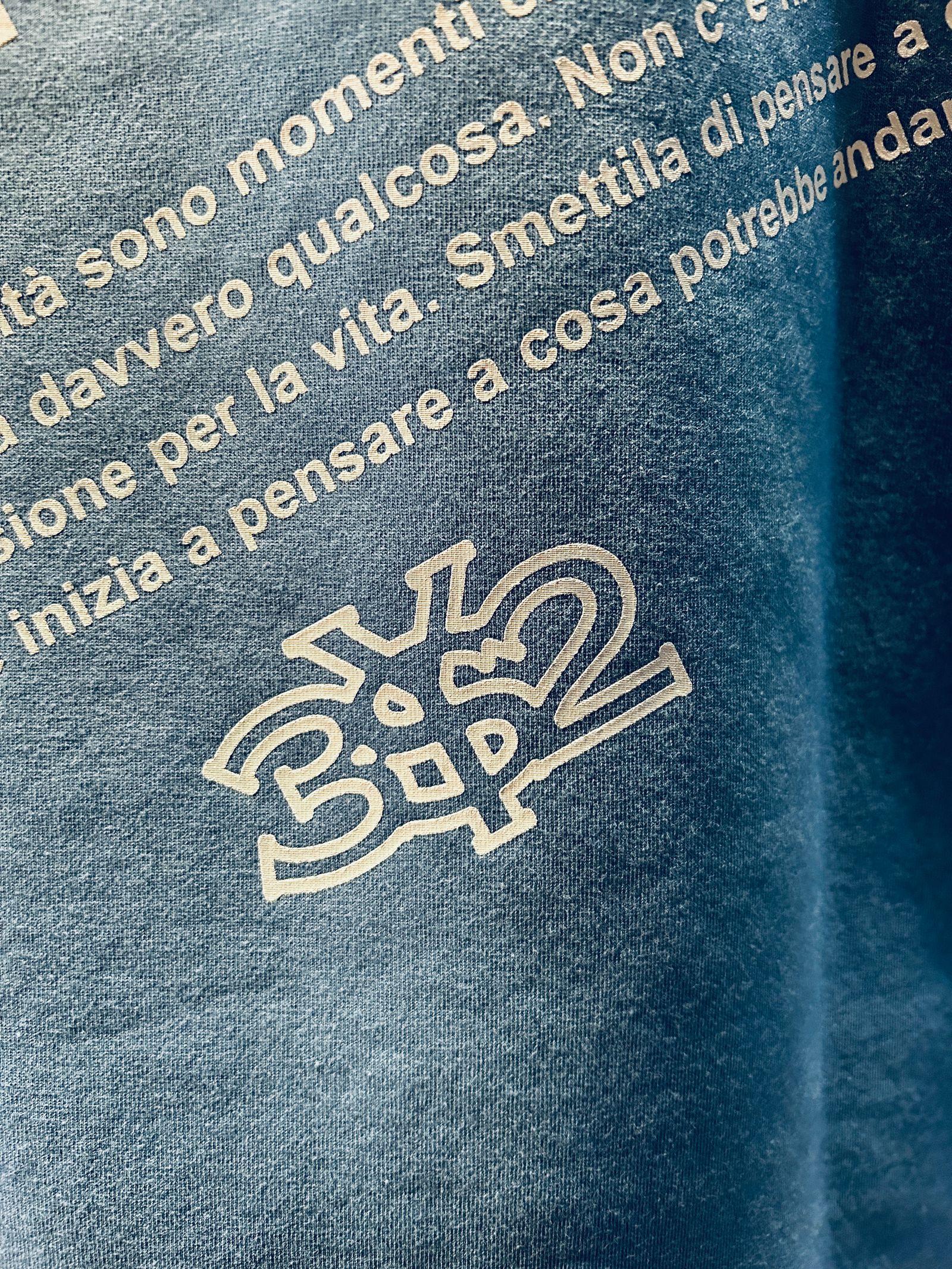 SYMBOLIC MARK SWEAT L/S TEE サックス 【SY32 by SWEET YEARS】
