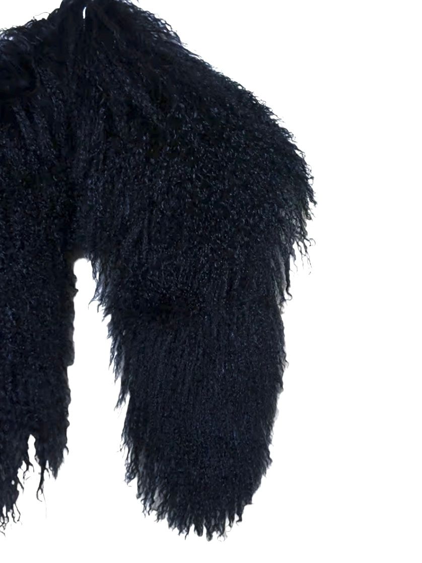 Tibetan lamb fur Detachable collar リアルファーネックマフラー単品【ys Yuji SUGENO】