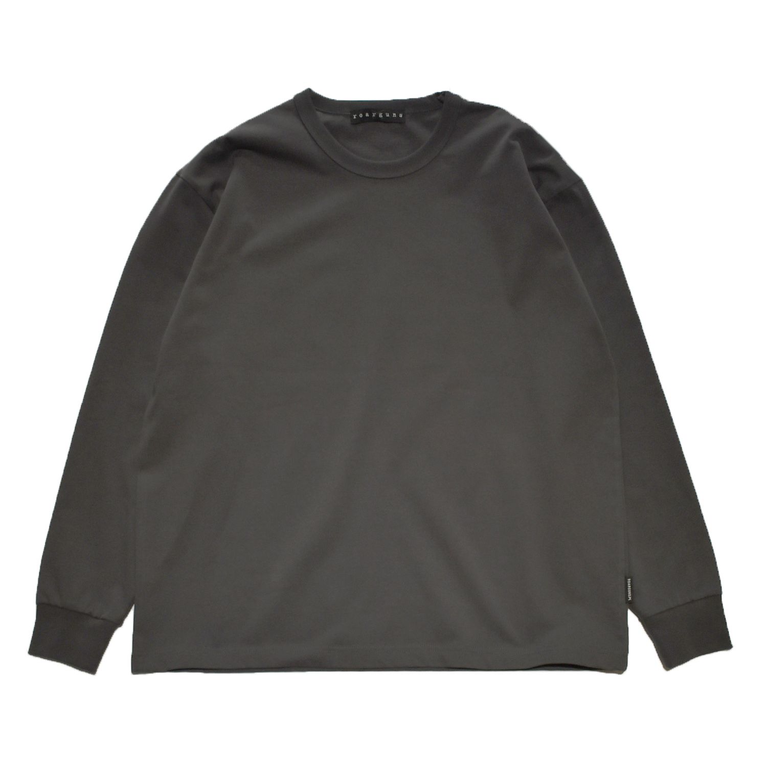KEEP MOVIN LS METAL  / 長袖Tシャツ / グレー・グリーンクロスガン  【roarguns 】