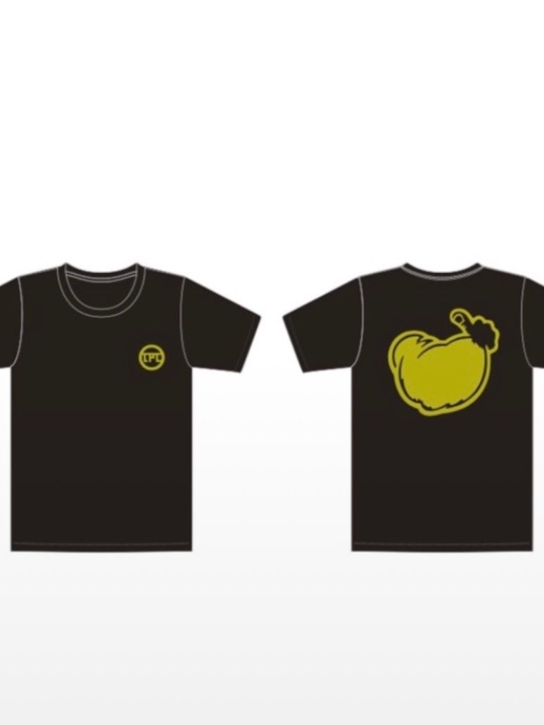 TPC/t-shirts(logo) / ブラック×ゴールド  [TPC］
