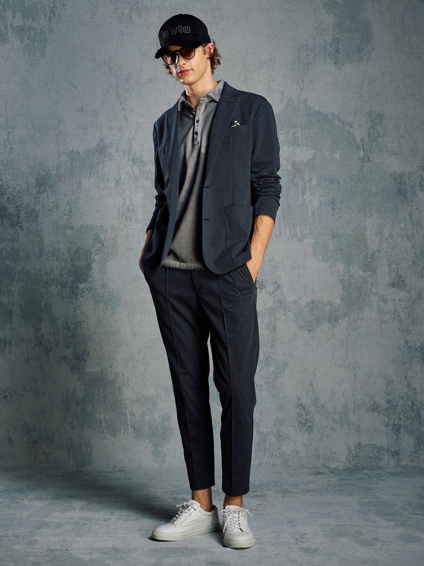 【予約品 1月25日(日) 締切】muta × wjk collection："w"uta cut-off mesh cap / "w"uta カットオフ メッシュキャップ / ディープブラック