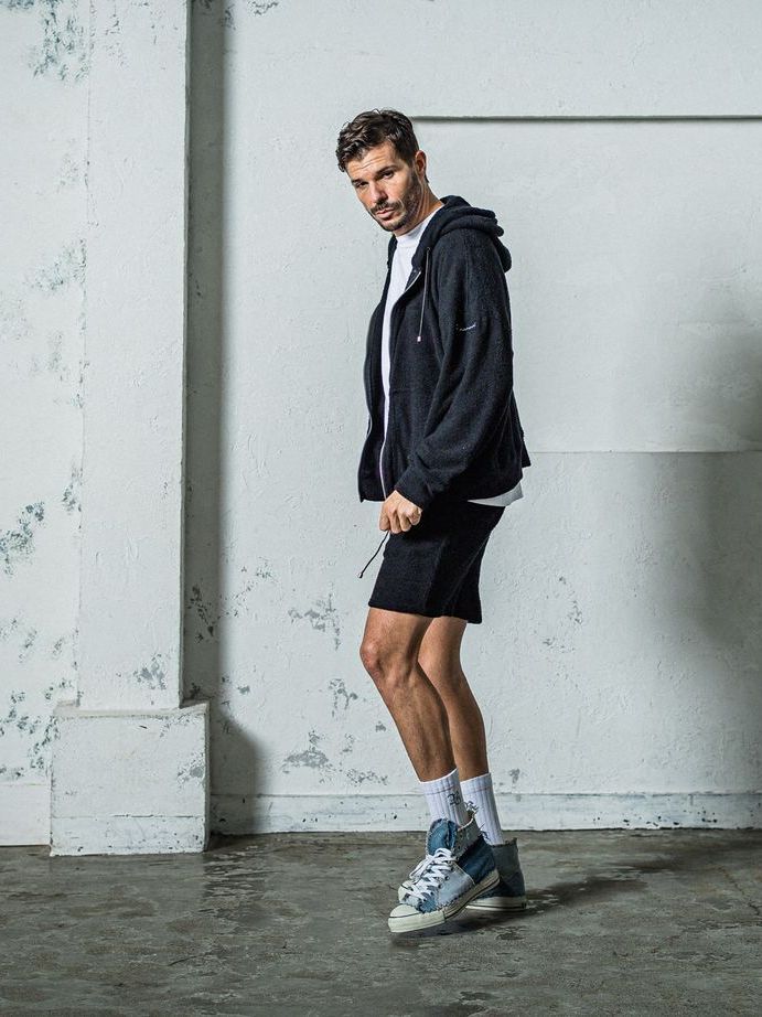 《予約11月17日19時締め》 MOLE YARN PILE zip loose hoodie / ジップフーディブ / ブラック