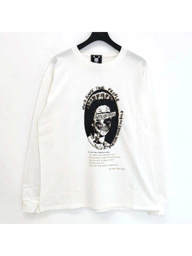 Roen - NEW WORLD ORDER T / 長袖Tシャツ / ブラック 【Roen】 | BRYAN