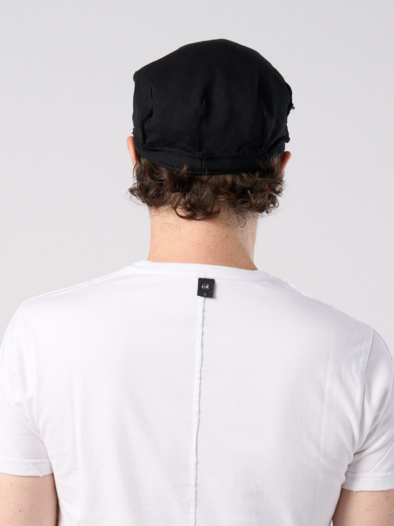 【予約品】jersey engineer cap / ミディアムジャージ ワークキャップ / ディープブラック