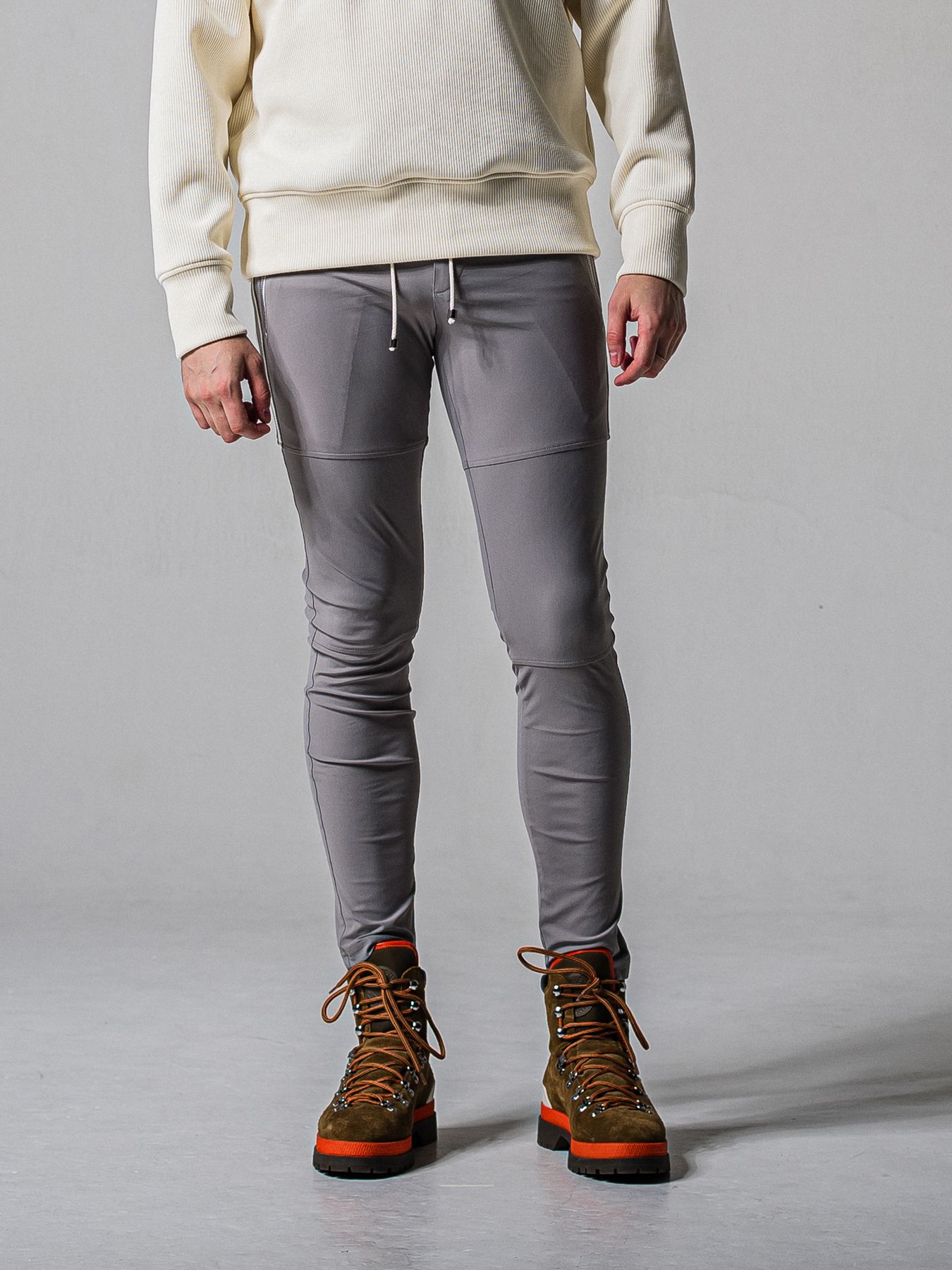 【予約品 11月16日(日) 締切】JOHNSON LINE PANTS / ジョンソンラインパンツ / グレー×ホワイト