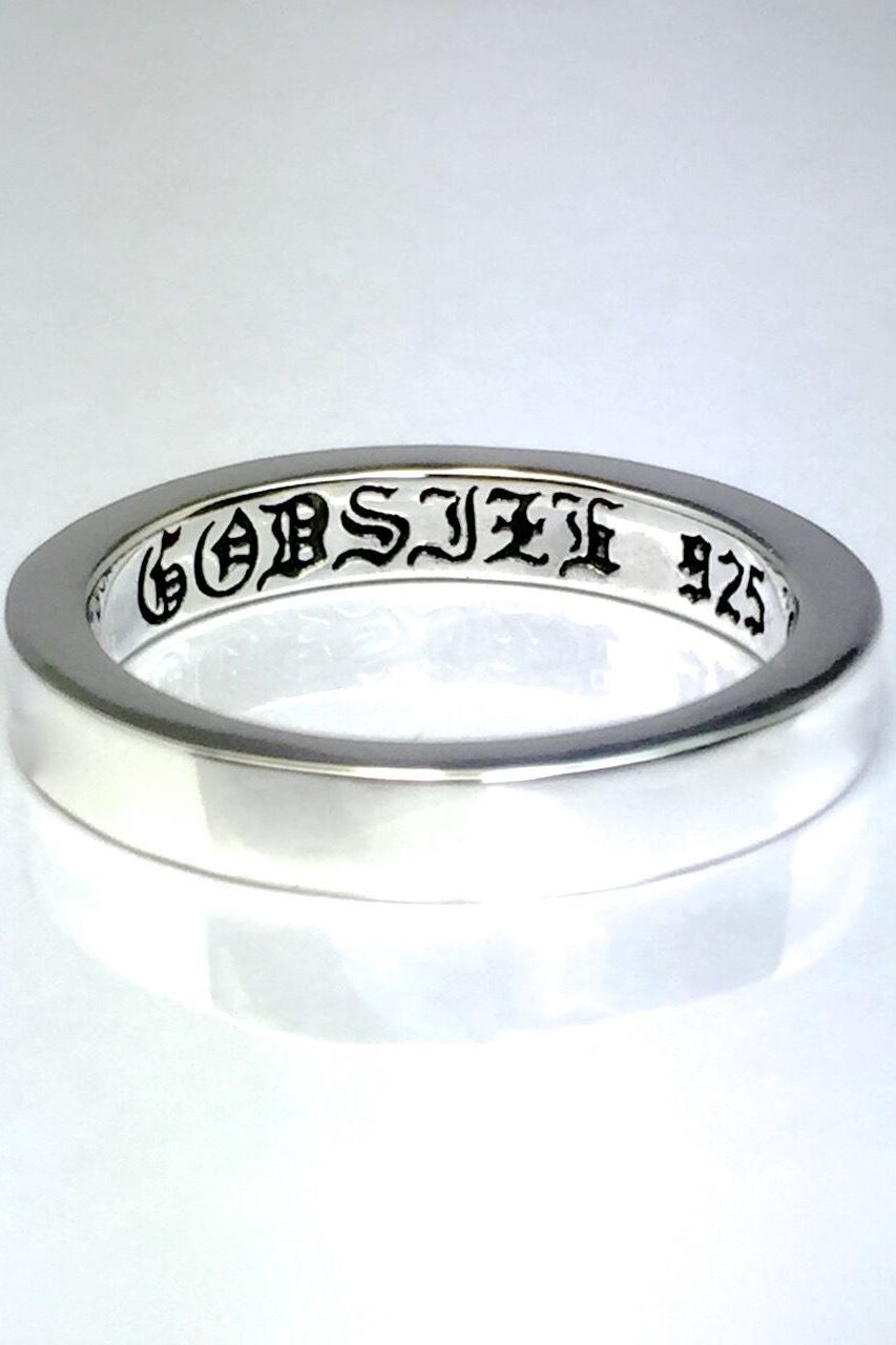 《受注生産》 PLAIN BAND RING リング 【GOD SIZE】 注文から1カ月後入荷予定