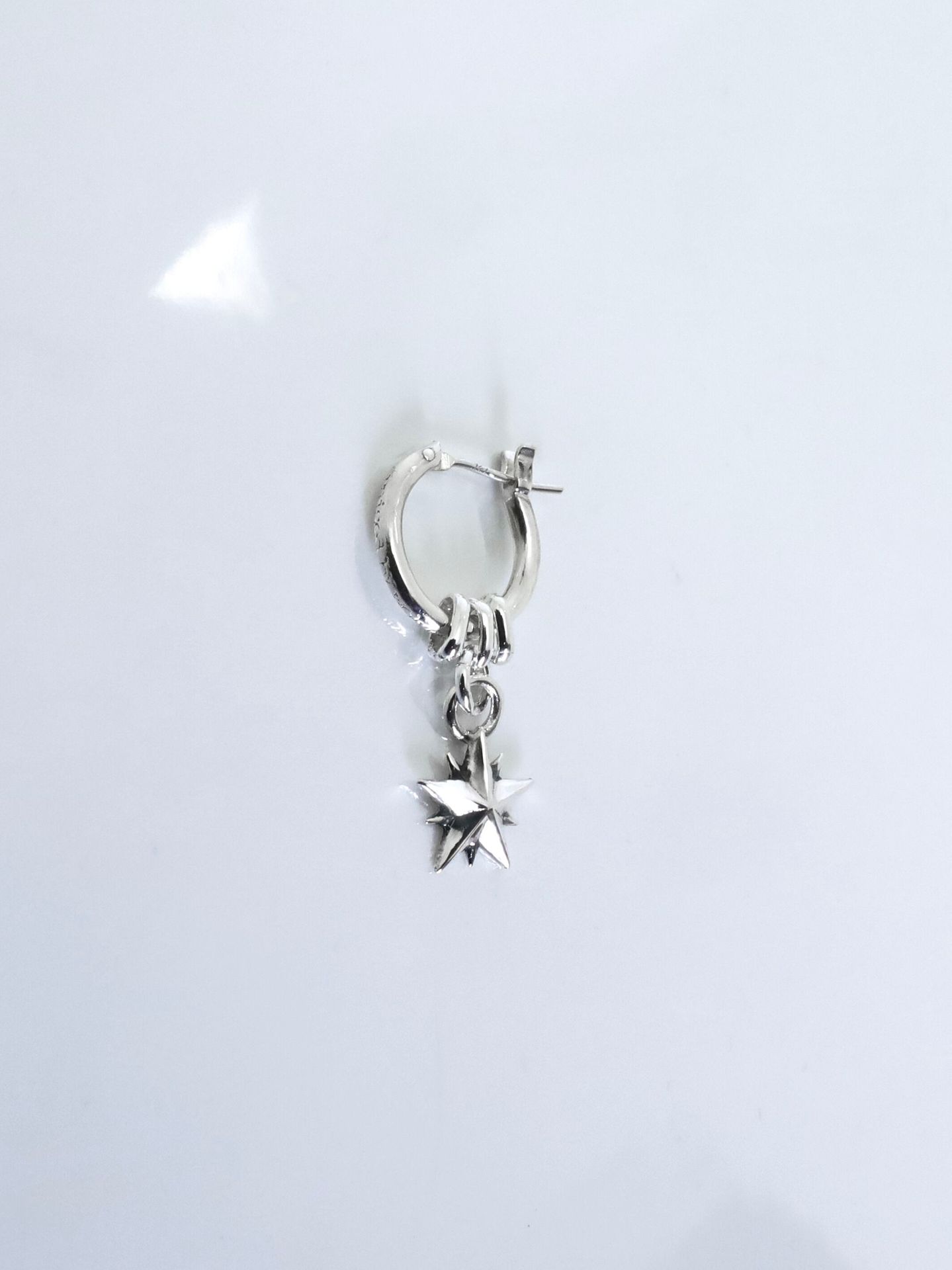 《受注生産》 THIN HOOP -raised by wolves- with OVAL and 10P STAR / レイズド・バイ・ウルヴス シンフープ ウィズ オーバル&10ピークススター / 注文から4週間~後入荷予定