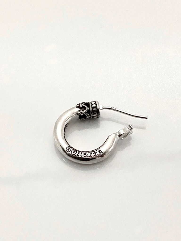 《受注生産》 CROWN HOOP ピアス / 注文から2～3週間後入荷予定