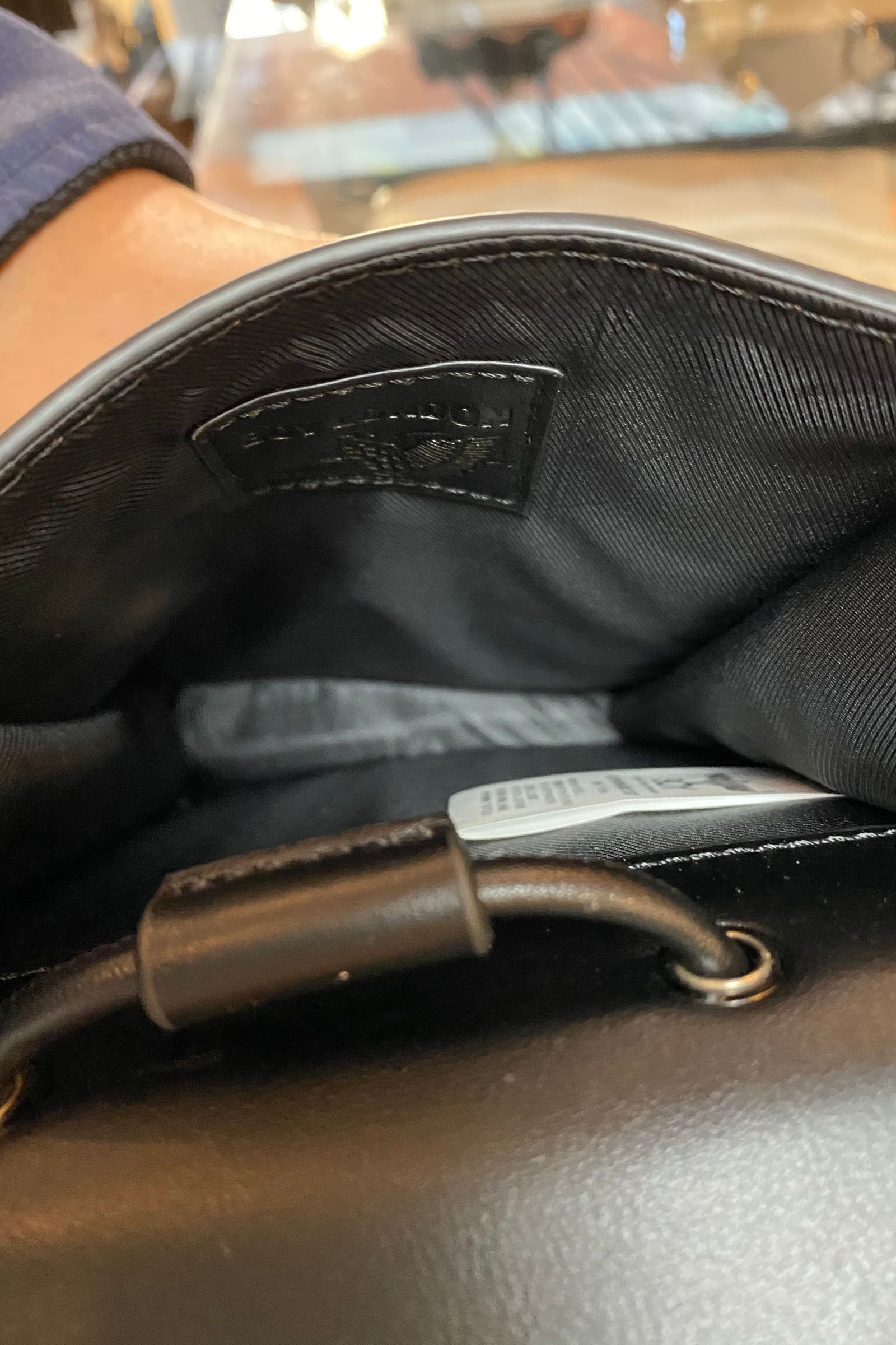 EMBOSSING MINI SHOULDER BAG / BLACK 【BOY LONDON】