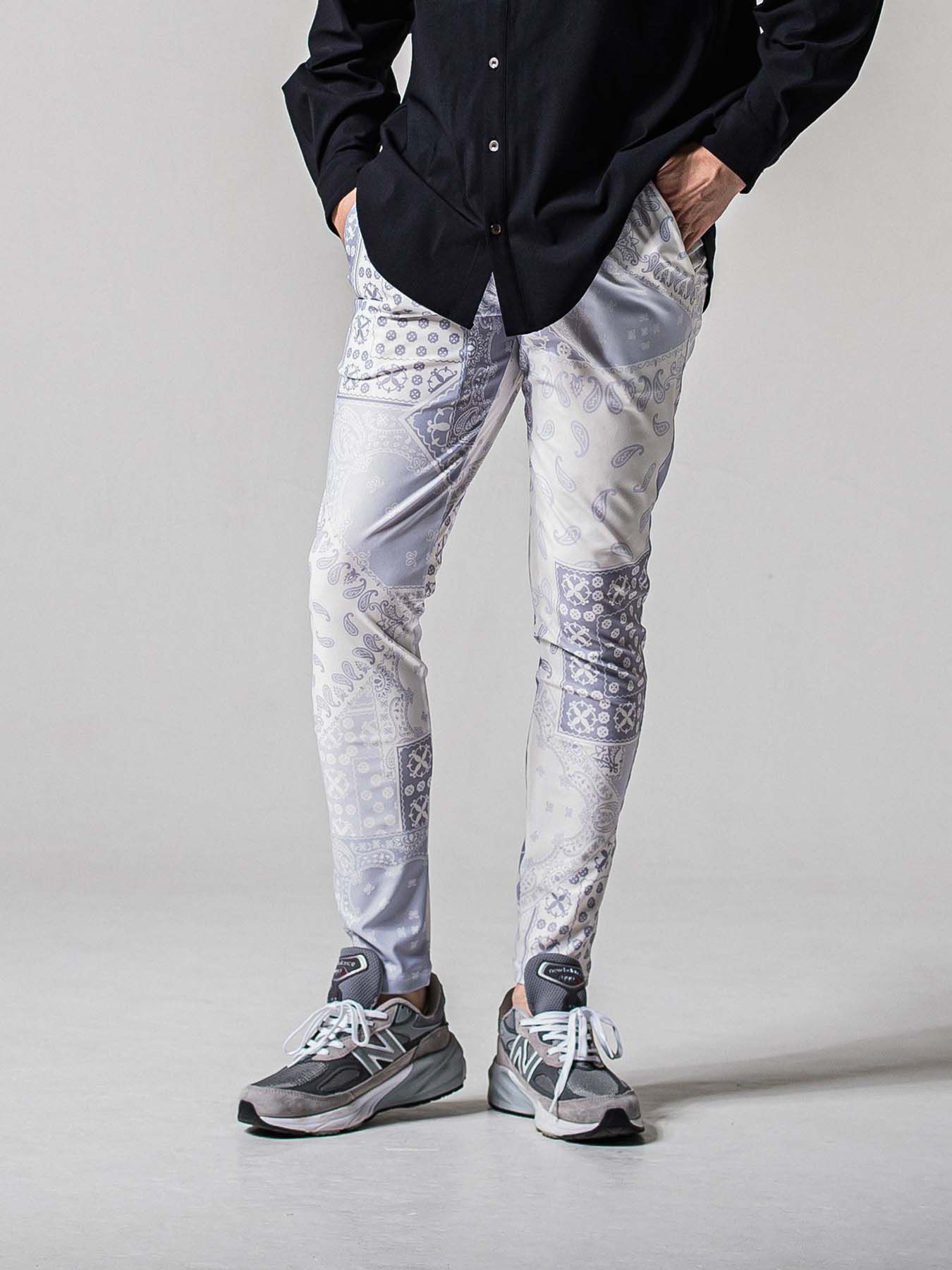 【予約品 11月16日(日) 締切】CHRIS EASY TUCK PANTS / スラックス イージーパンツ / バンダナグレー