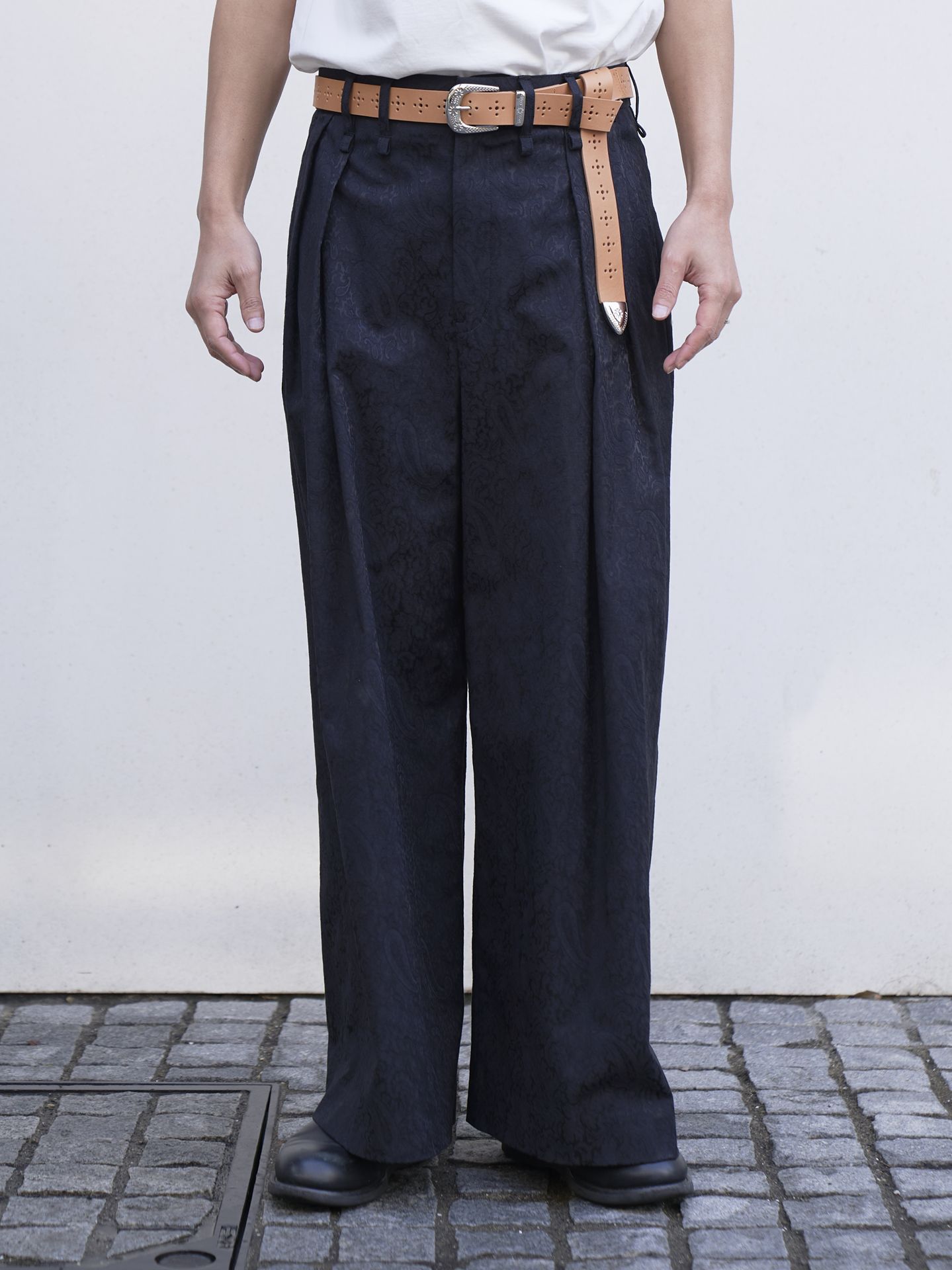 《予約品》 MEDALLION BELT / ベルト / ベージュ