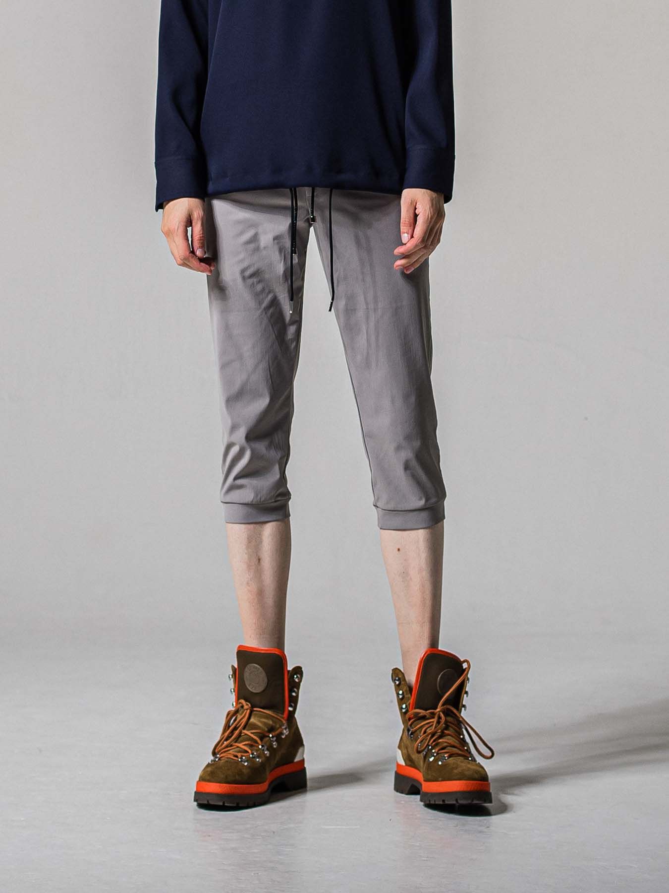 【予約品 11月16日(日) 締切】RE CROPPED PT / ナイロン イージークロップドパンツ / グレー