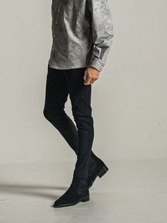 CHRIS EASY HEAT TUCK PANTS  / 裏起毛タックイージーパンツ / ブラック