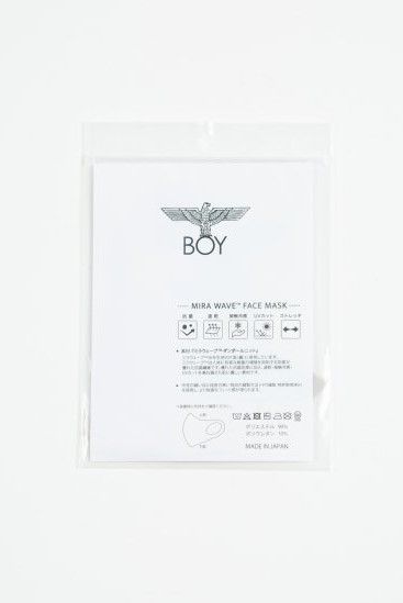 《接触冷感》 BOY LOGO FACE MASK / Beige 【BOY LONDON】