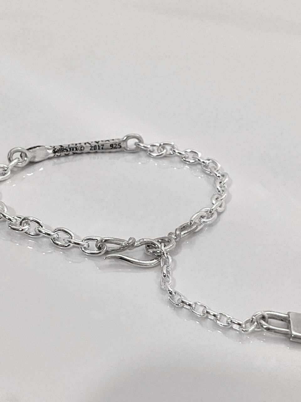 《受注生産》 SNAKE CHAIN BRACELET w/ RUBY / スネークチェーンブレスレットルビーアイズ 【注文から2～4週間後入荷予定】