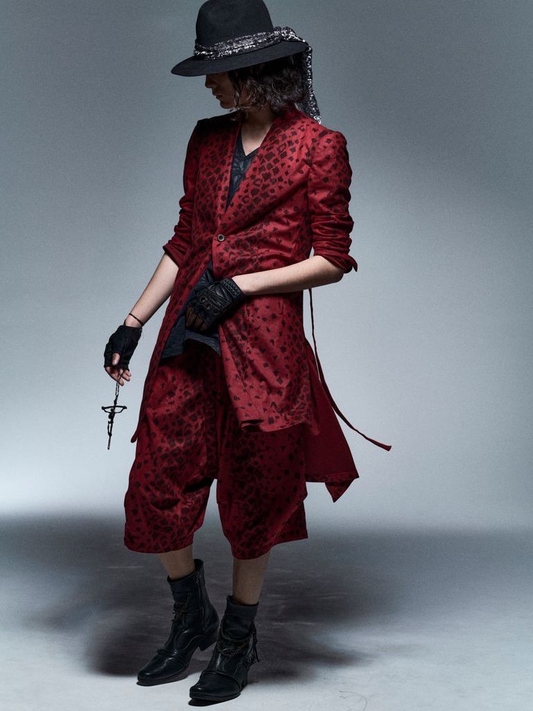コラボ Saruel Bondage Short Pants / RedLeopard 【BLACK HONEY CHILI COOKIE × kiryuyrik】