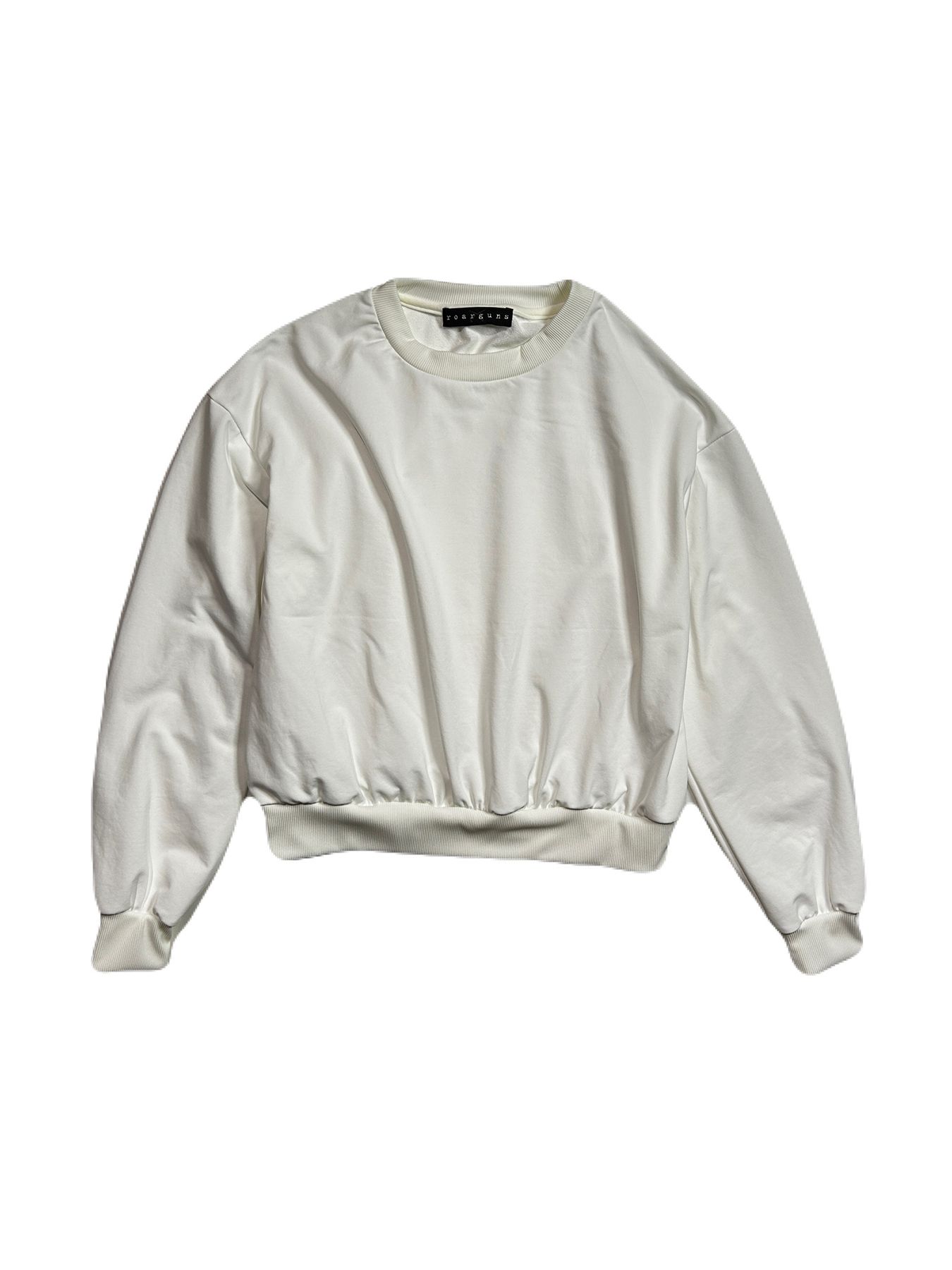 【予約品 8月10日(日) 締切 】WOMENS CROSSGUN CRY SWEAT / クロスガン クリスタル スウェット / オフホワイト