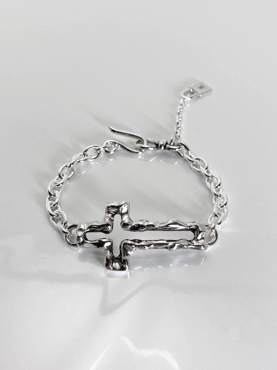 《受注生産》  OPEN CROSS LARGE CHAIN BRACELET / オープンクロスラージチェーンブレスレット         OPEN CROSS LARGE CHAIN BRACELET / オープンクロスラージチェーンブレスレット / 注文から2～3週間後入荷予定