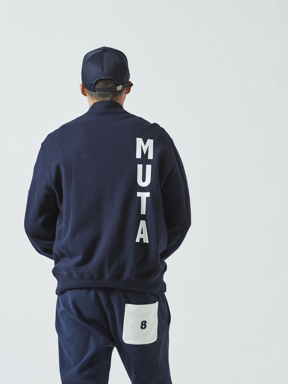 muta Sweat MA-1 / MA-1ジャケット / ネイビー 【Acanthus×muta】 1