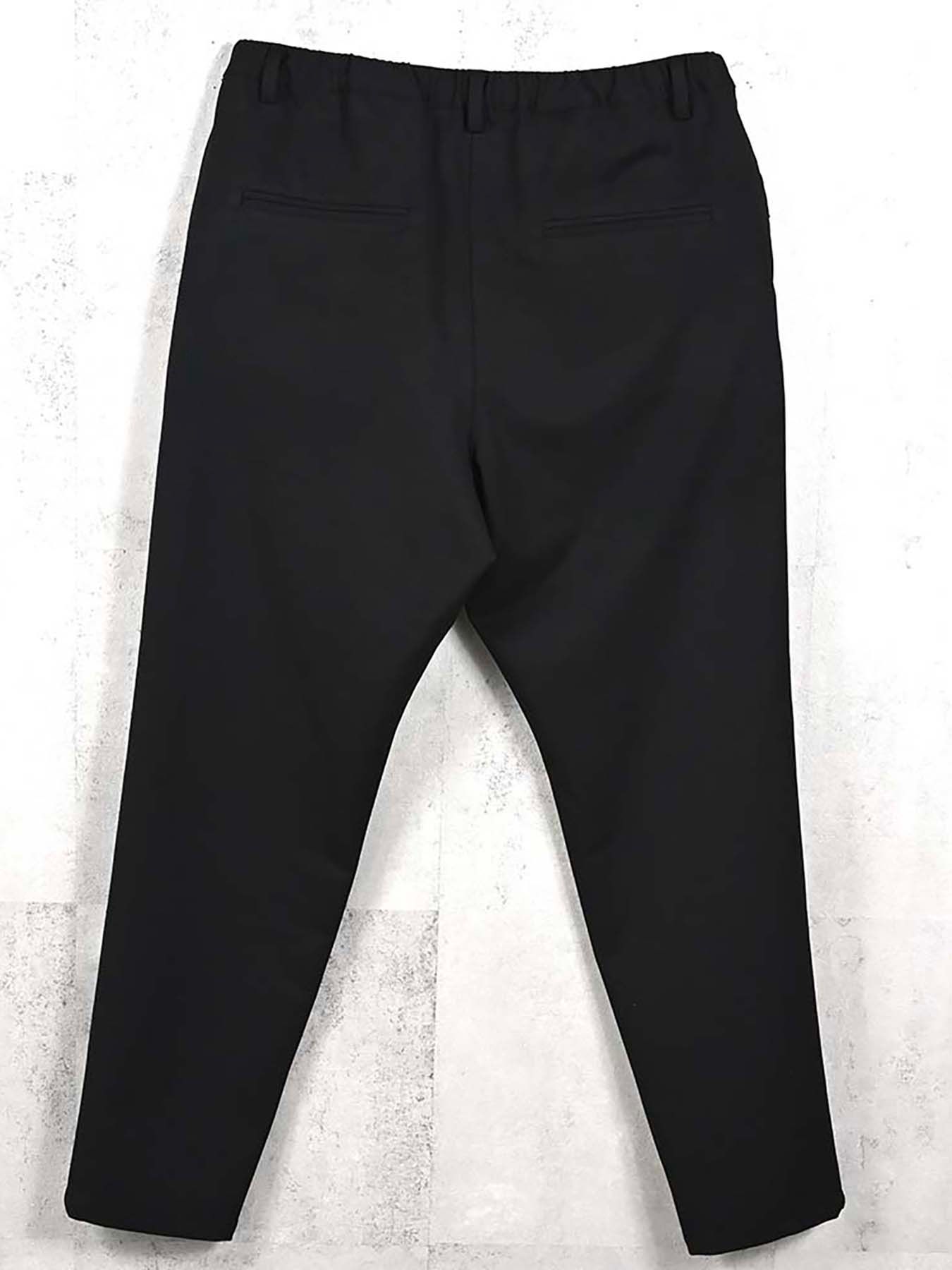 【予約品 8月31日(日) 締切】PAT WIDE EASY PANTS / パット ワイドイージーパンツ / ブラック