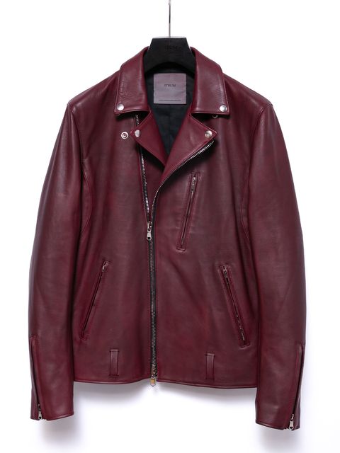 【予約品 4月6日(月) 締切】Hybrid Vegetable Tanned Calfskin Garment Burning Dyed Double Riders / ハイブリッド タンニン鞣し カーフスキン 燃焼製品染めダブルライダース / KAI