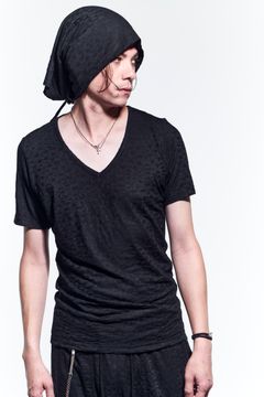 V-Neck T-Shirts Tシャツ LeopardJQD / Black 【kiryuyrik】