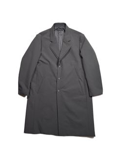 【予約品 3月9日(月) 18:00 締切】STRETCH COAT CRY / クリスタルクロスガン ストレッチ ロングコート / グレー