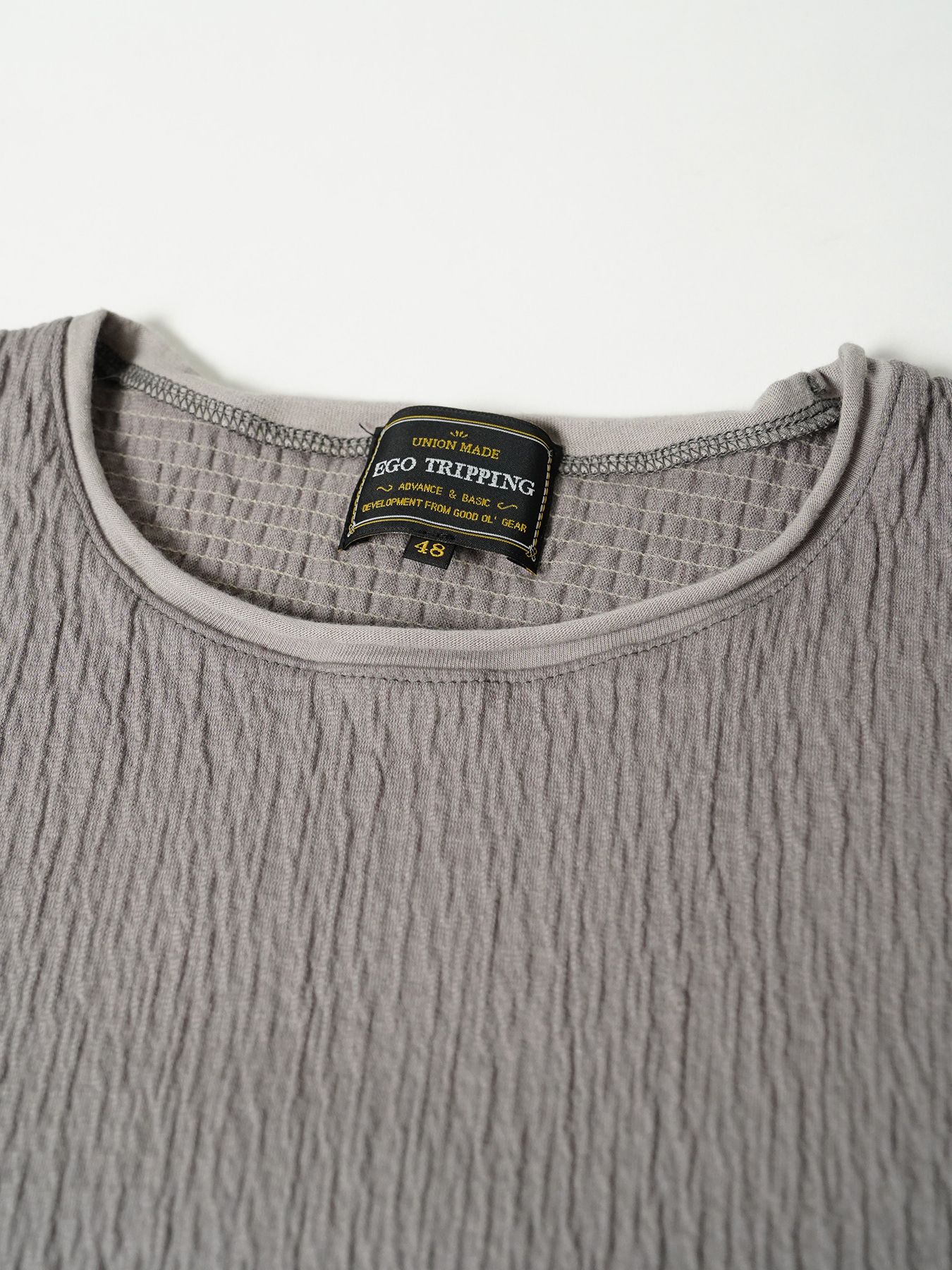 【予約品 7月5日(日) 締切】GRAIN TEE / グレイン ロングスリーブTシャツ / グレー