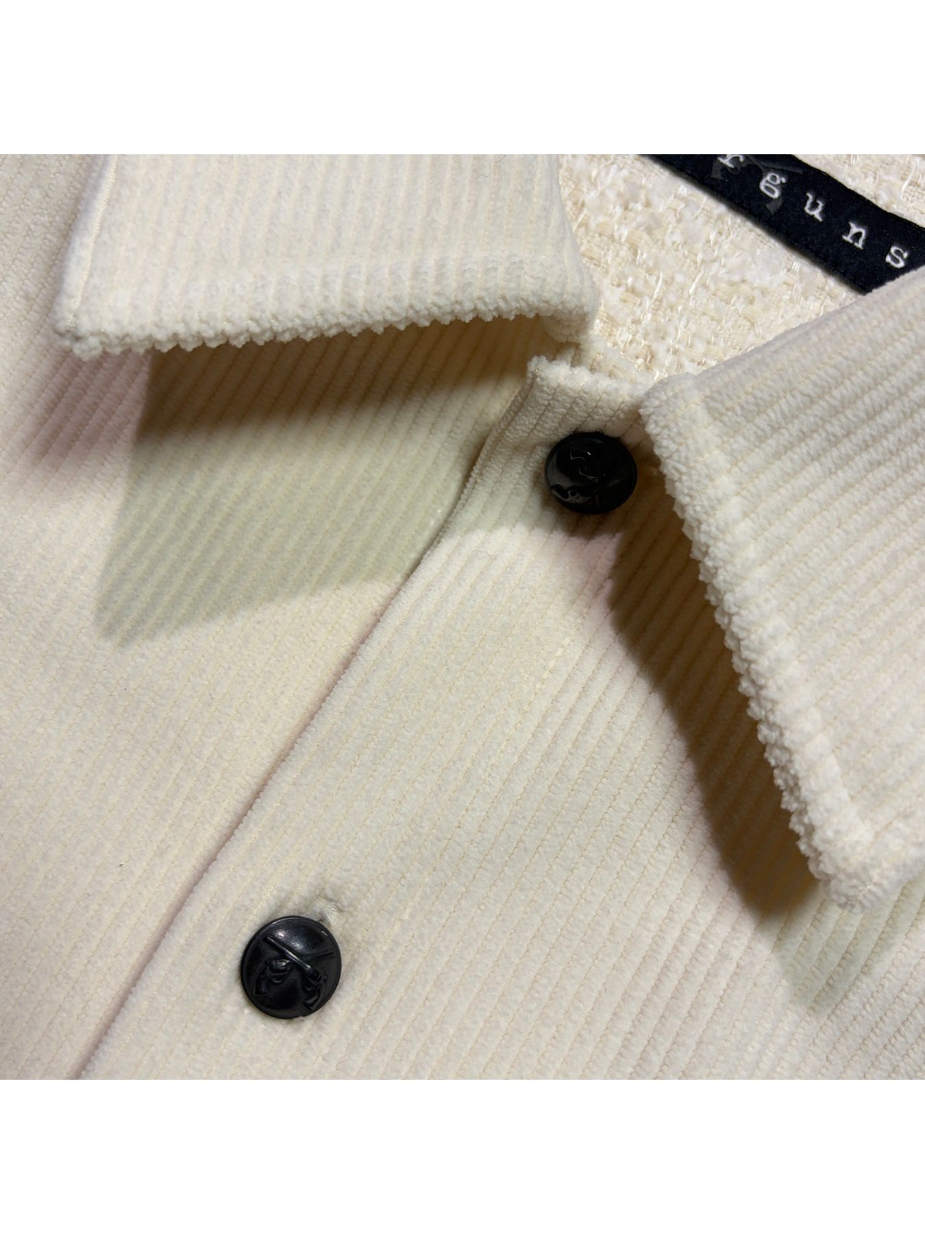 【予約品 3月9日(月) 18:00 締切】CORDUROY SH / コーデュロイ シャツ / オフホワイト