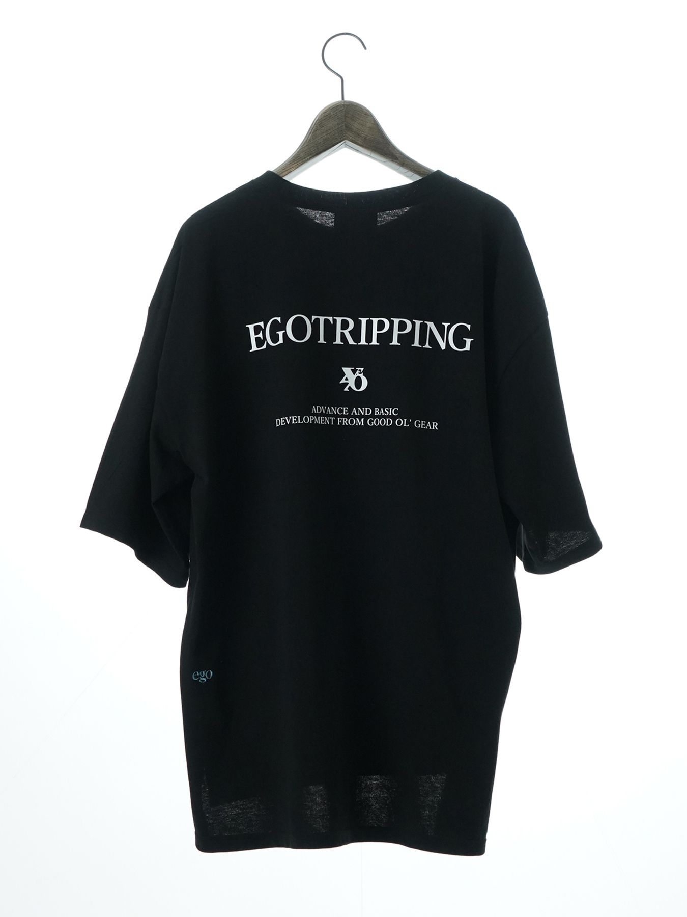 【予約品 11月23日(日) 締切】PRINTTEE-B short / ロゴプリント Tシャツ / BLACK
