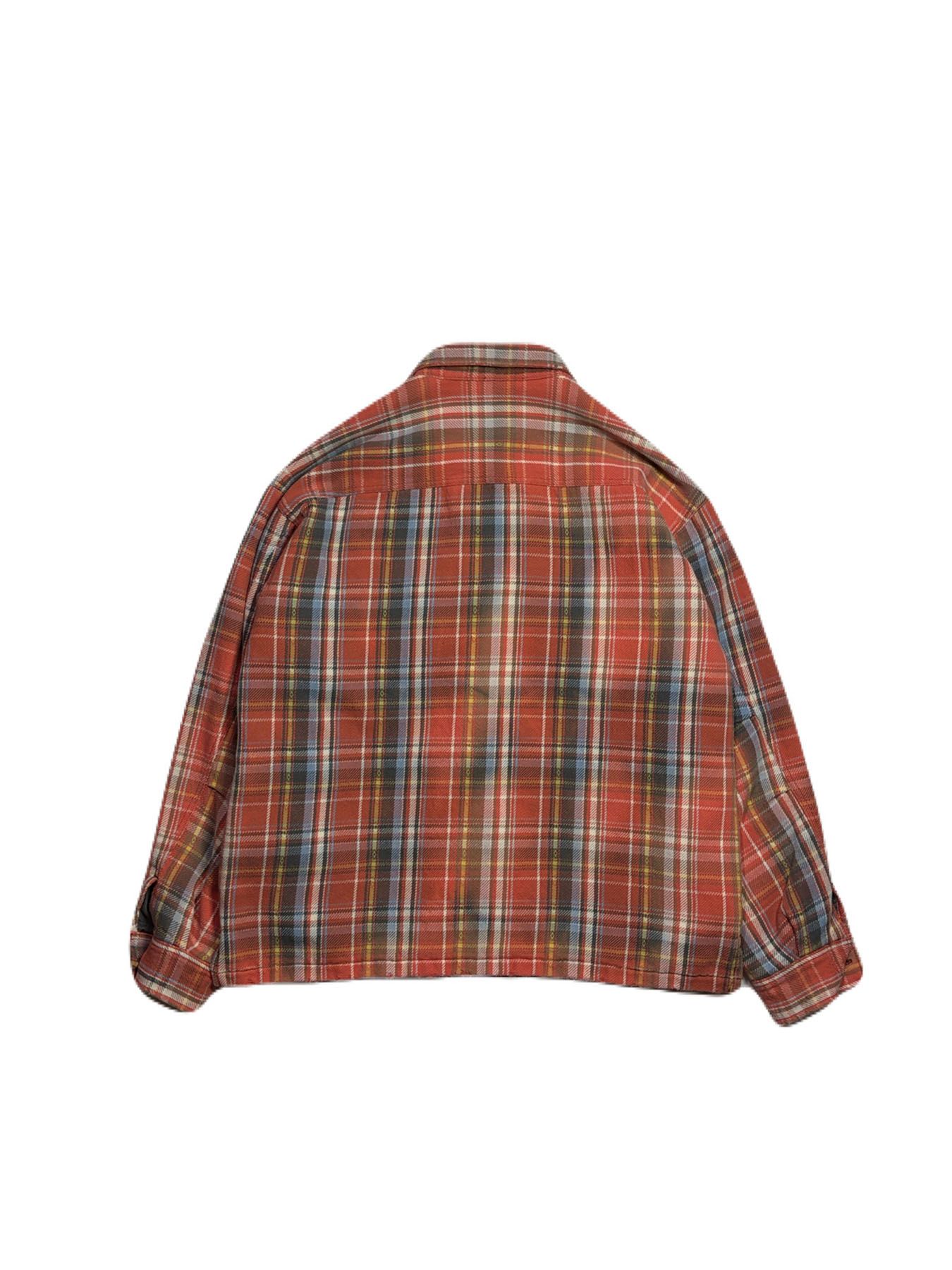 【予約品 3月9日(月) 18:00 締切】STUDS CHECK SH / スタッズ チェックシャツ / レッド