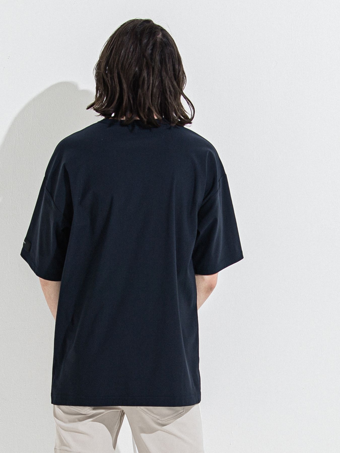 【予約品 】NYLON OVER T /  ナイロンオーバーサイズTシャツ / ネイビー
