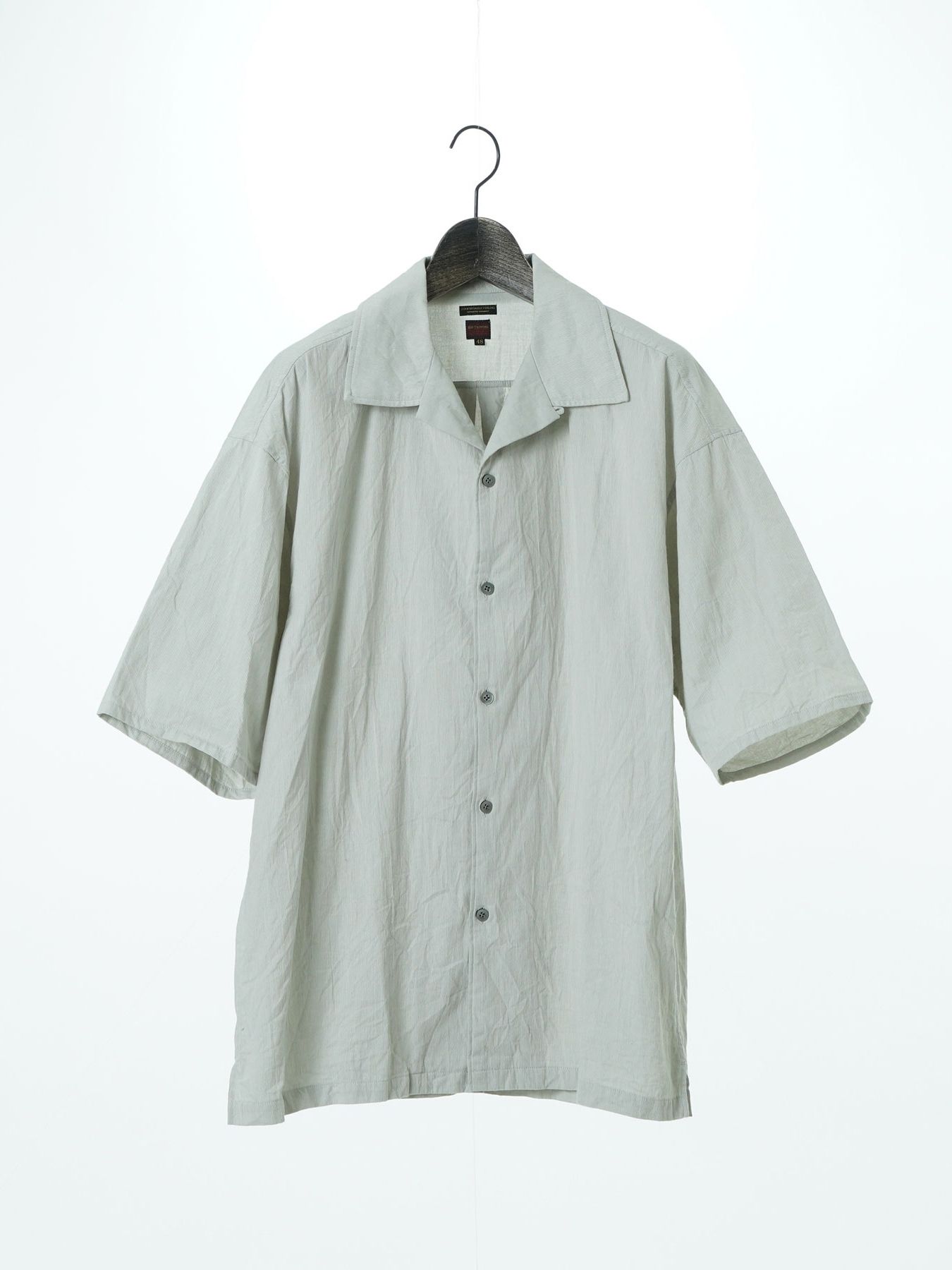 【予約品 2月1日(日) 締切】FLIPSHIRTS / オープンカラーシャツ / ライトグレー