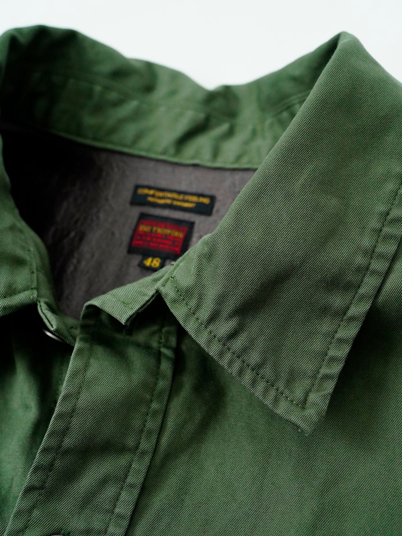 【予約品 11月9日(月) 締切】MILITARYSHIRT Armytwill / アーミーツイルミリタリーシャツ / オリーブドラブ