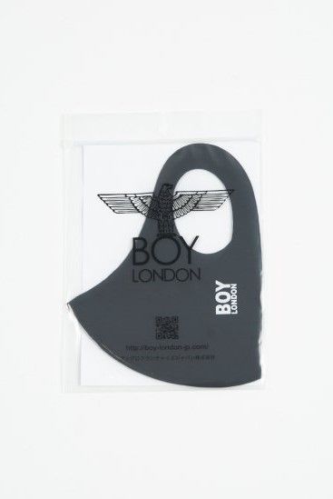 《接触冷感》 BOY LOGO FACE MASK / Black 【BOY LONDON】
