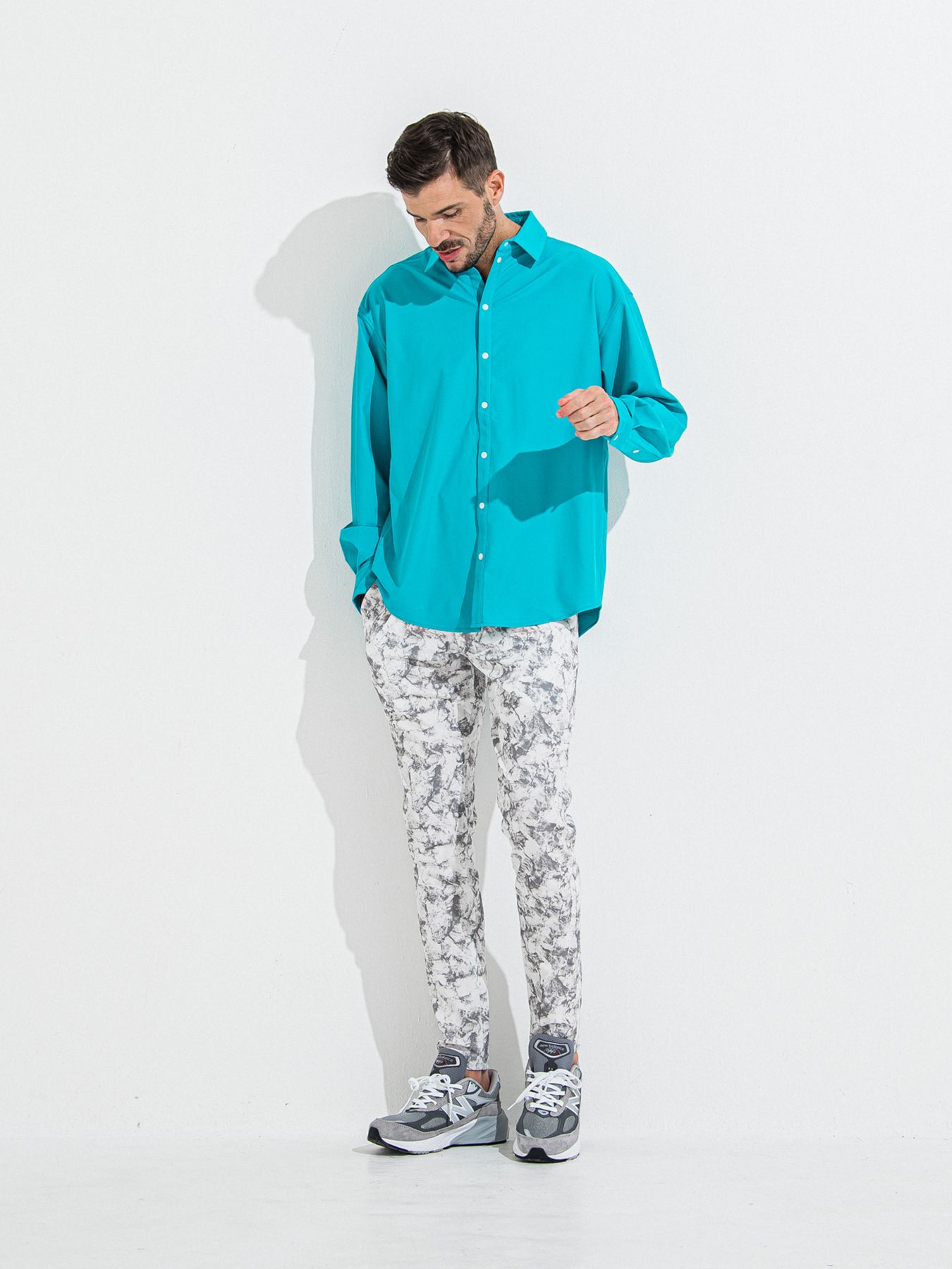 【予約品】RASH JACK SHIRTS / ラッシュガード ジャックシャツ / ターコイズ